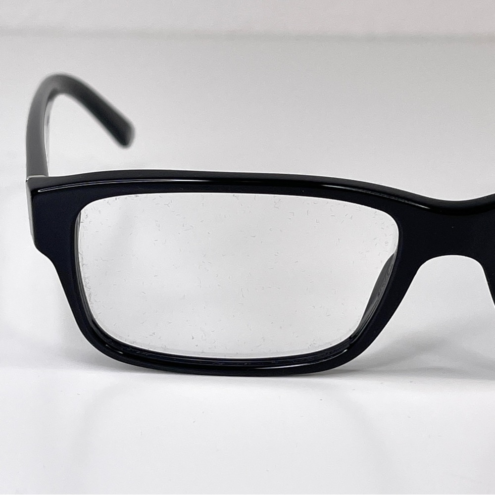 PRADA 55mm Rectangular Optical Glasses Black NEW … - image 6